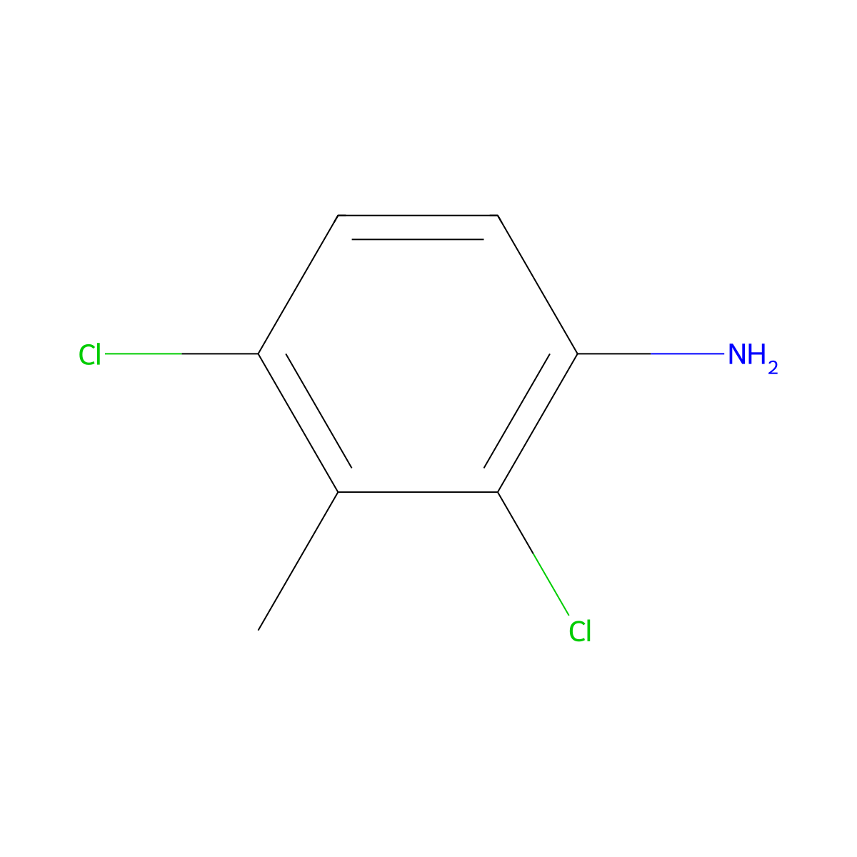 2,4-Dichloro-m-toluidine molecular structure, CAS 19853-79-3