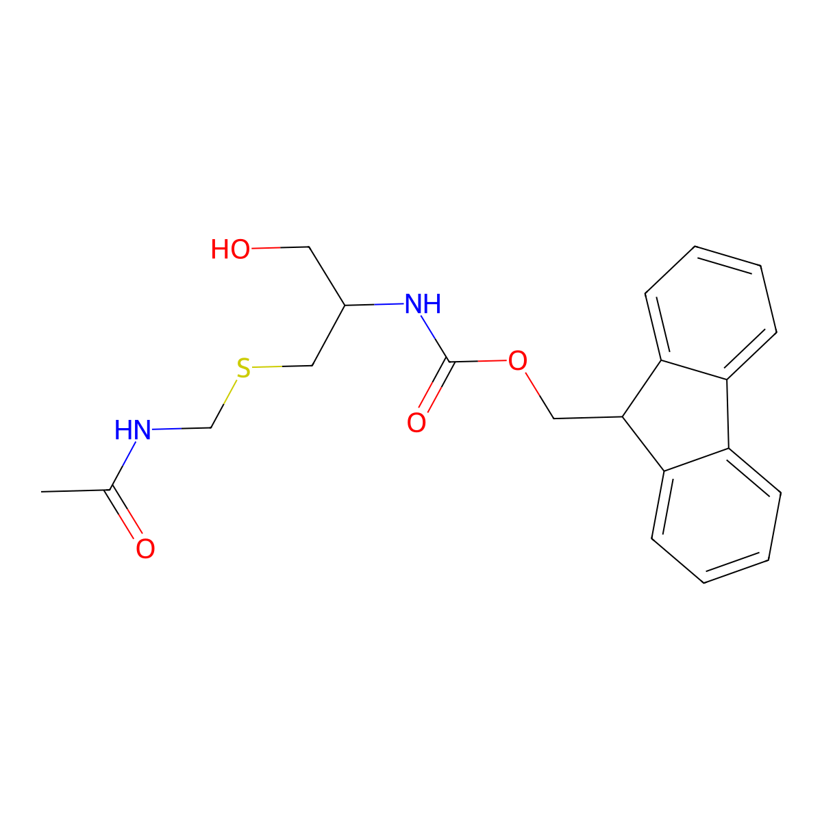 fmoc-Cysteinol(acm) molecular structure, CAS 198543-46-3