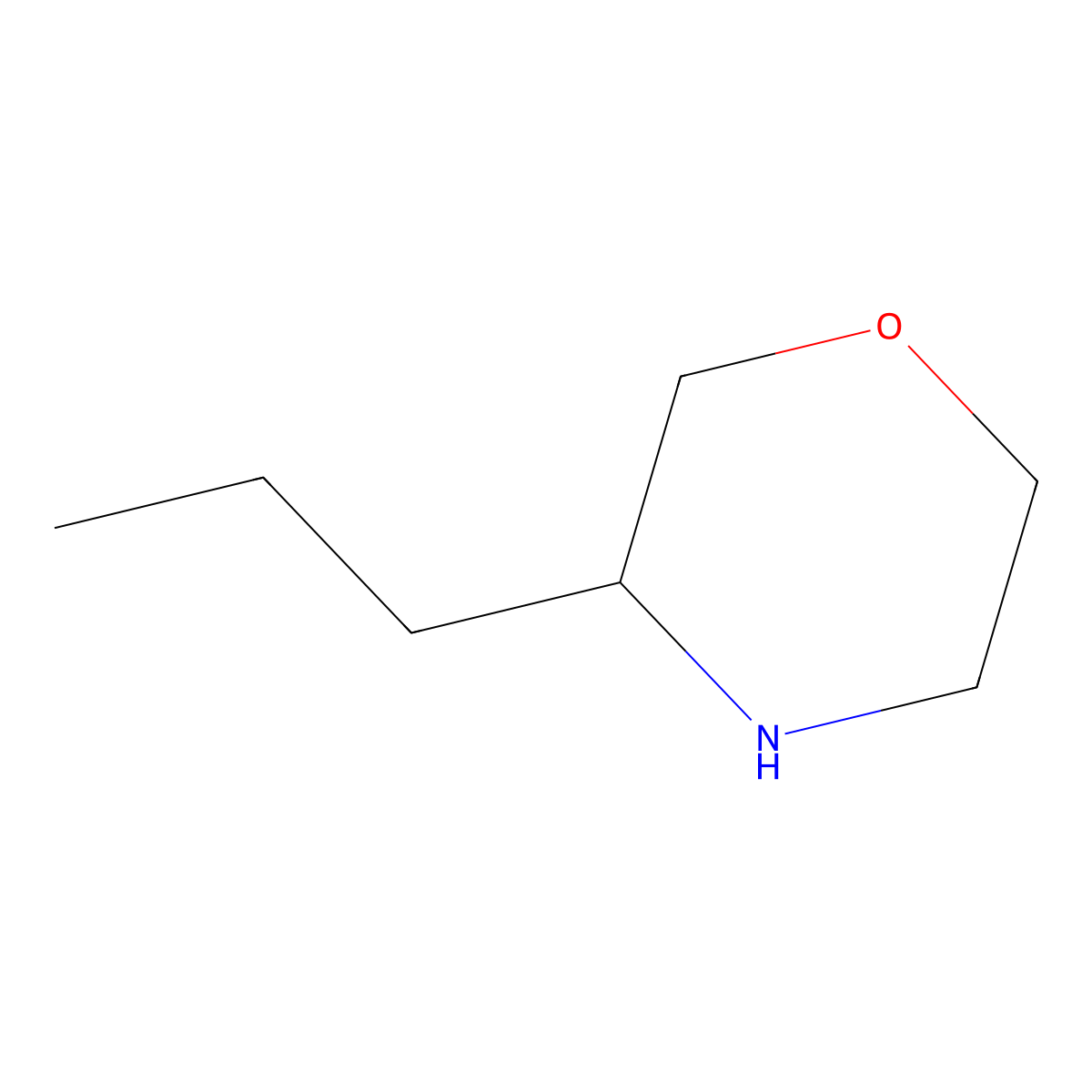 3-Propylmorpholine molecular structure, CAS 19856-81-6