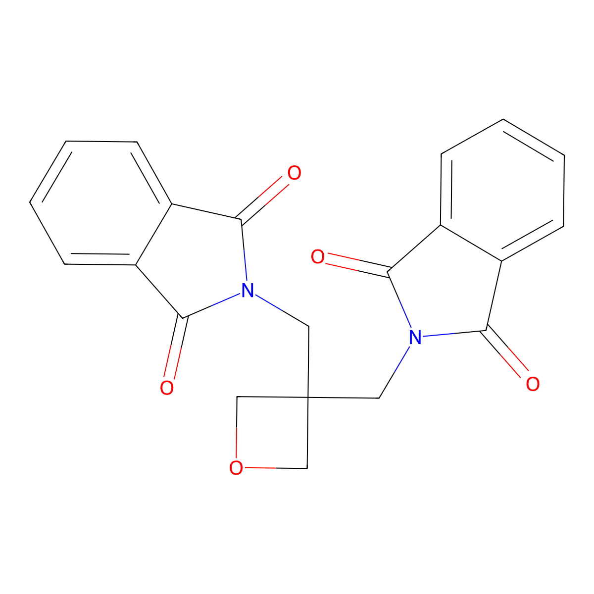 3,3-Di-(phthalimidomethyl)oxetane molecular structure, CAS 198572-34-8