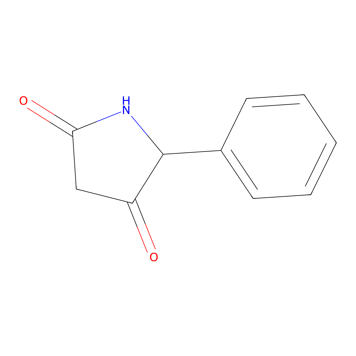 5-Phenylpyrrolidine-2,4-dione molecular structure, CAS 19860-27-6