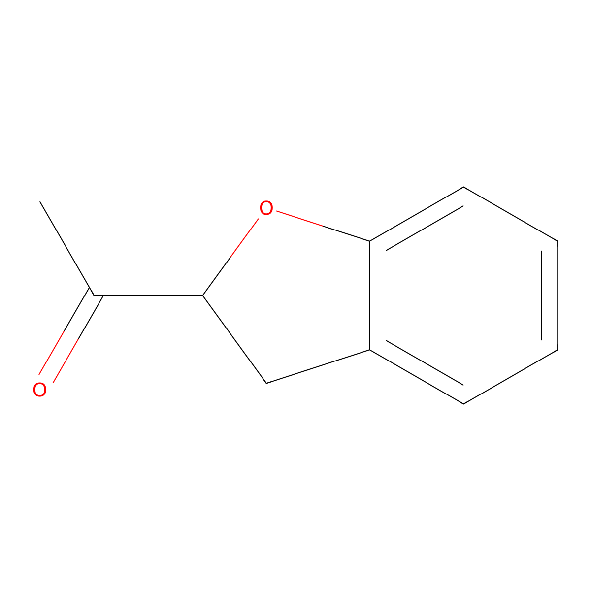1-(2,3-Dihydrobenzofuran-2-yl)ethanone molecular structure, CAS 19863-70-8