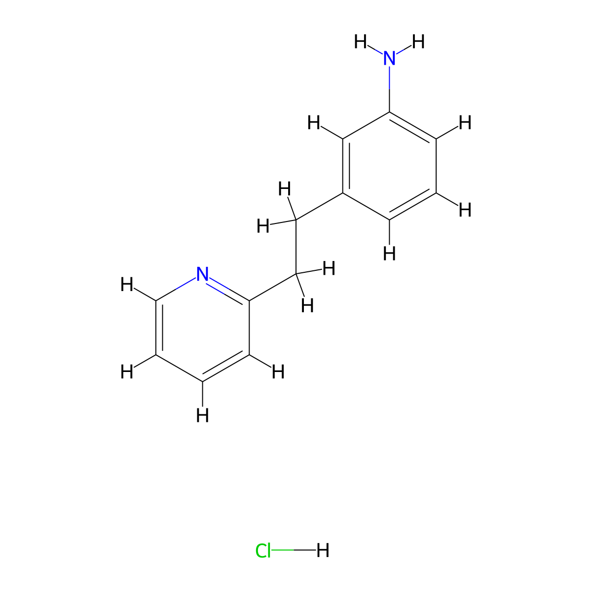 [3-(2-Pyridin-2-ylethyl)phenyl]amine HCl molecular structure, CAS 1986330-98-6