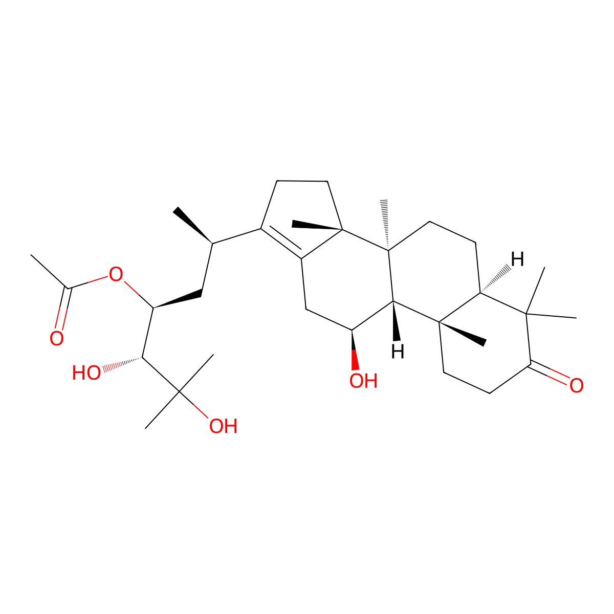 Alisol A 23-acetate molecular structure, CAS 19865-75-9