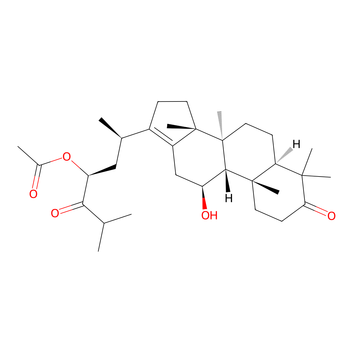 Alisol Acetate B molecular structure, CAS 19865-76-0