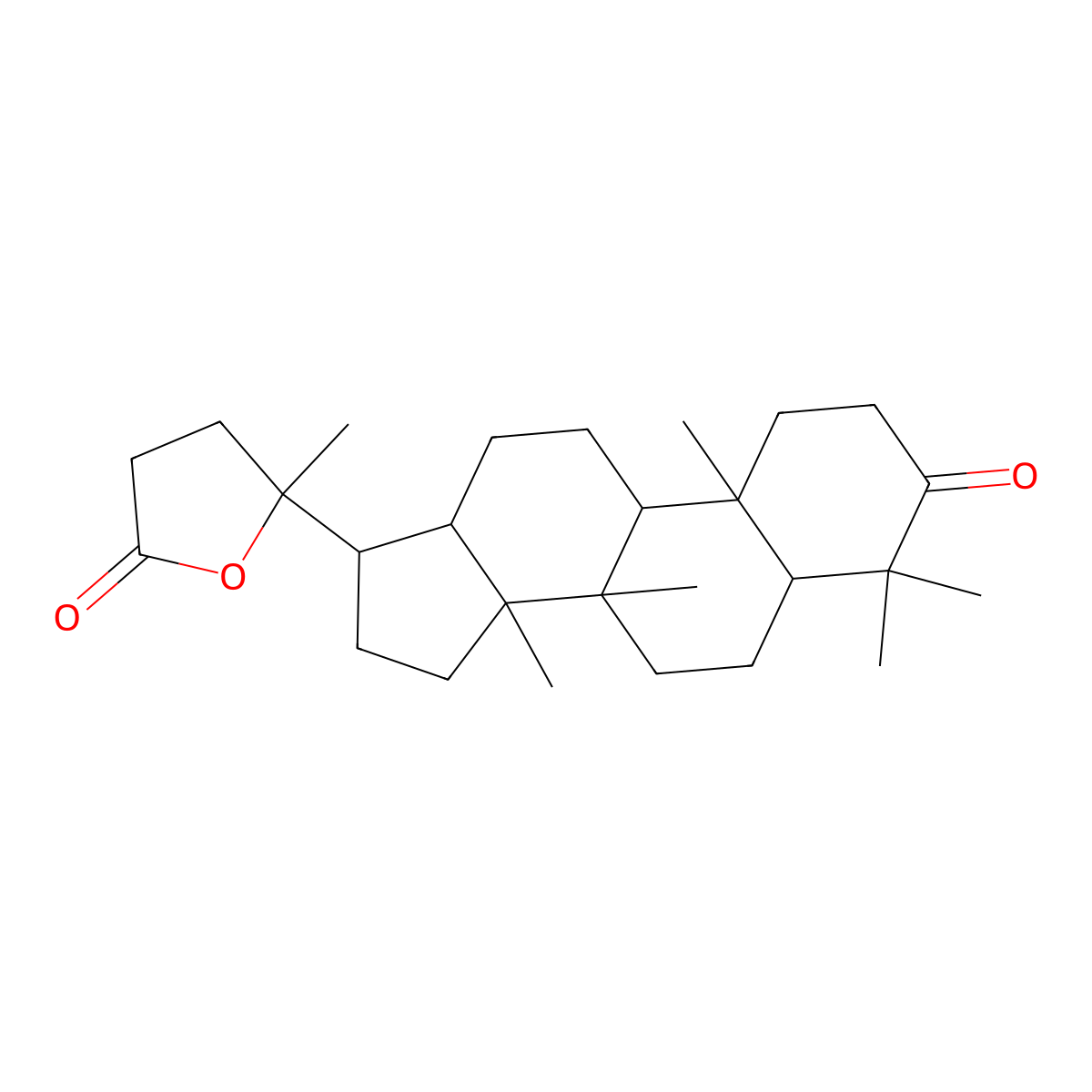 Cabralealactone molecular structure, CAS 19865-87-3