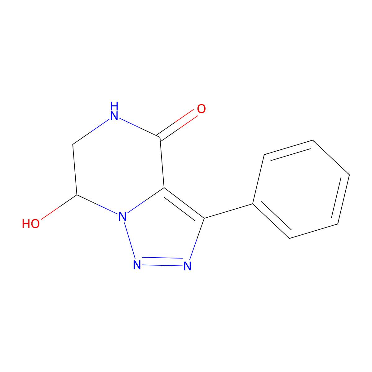 7-hydroxy-3-phenyl-6,7-dihydro[1,2,3]triazolo[1,5-a]pyrazin-4(5H)-one molecular structure, CAS 1986550-56-4