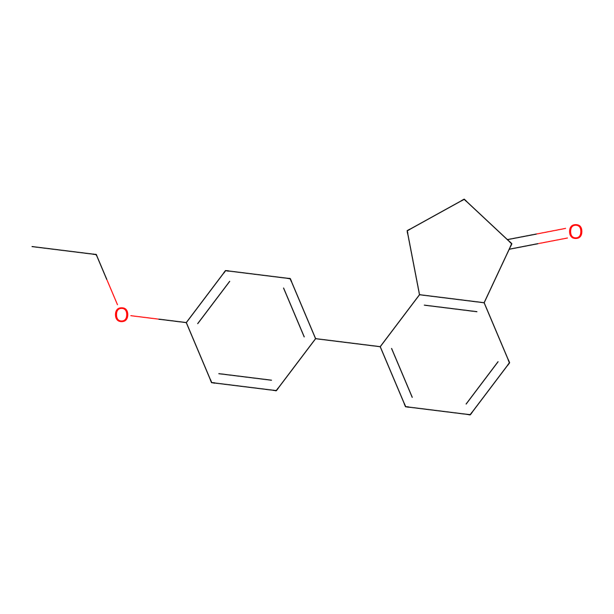 4-(4-Ethoxyphenyl)-2,3-dihydro-1H-inden-1-one molecular structure, CAS 1986999-29-4