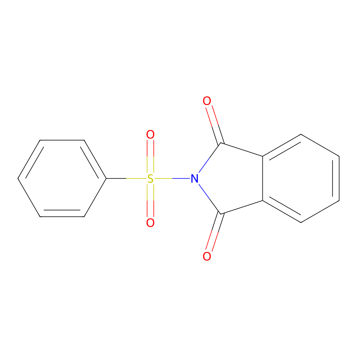 2-(Benzenesulfonyl)isoindole-1,3-dione molecular structure, CAS 19871-20-6