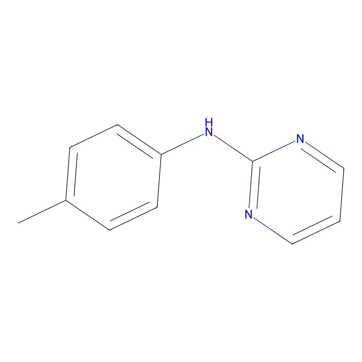 N-(4-Methylphenyl)pyrimidin-2-amine molecular structure, CAS 198711-26-1