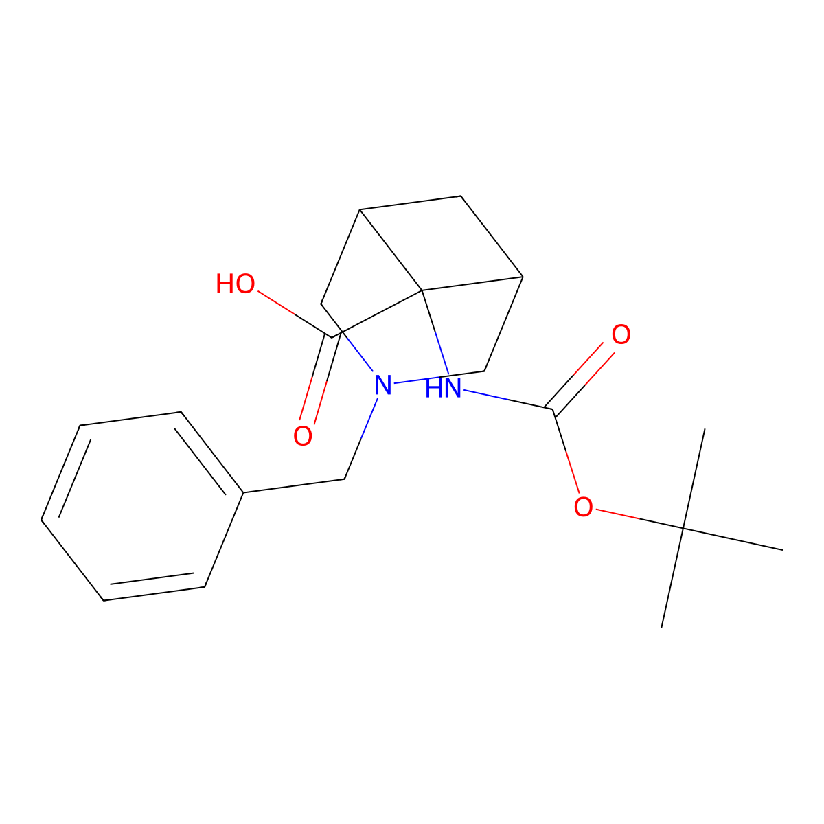 3-Benzyl-6-{[(tert-butoxy)carbonyl]amino}-3-azabicyclo[3.1.1]heptane-6-carboxylic acid molecular structure, CAS 1987262-15-6