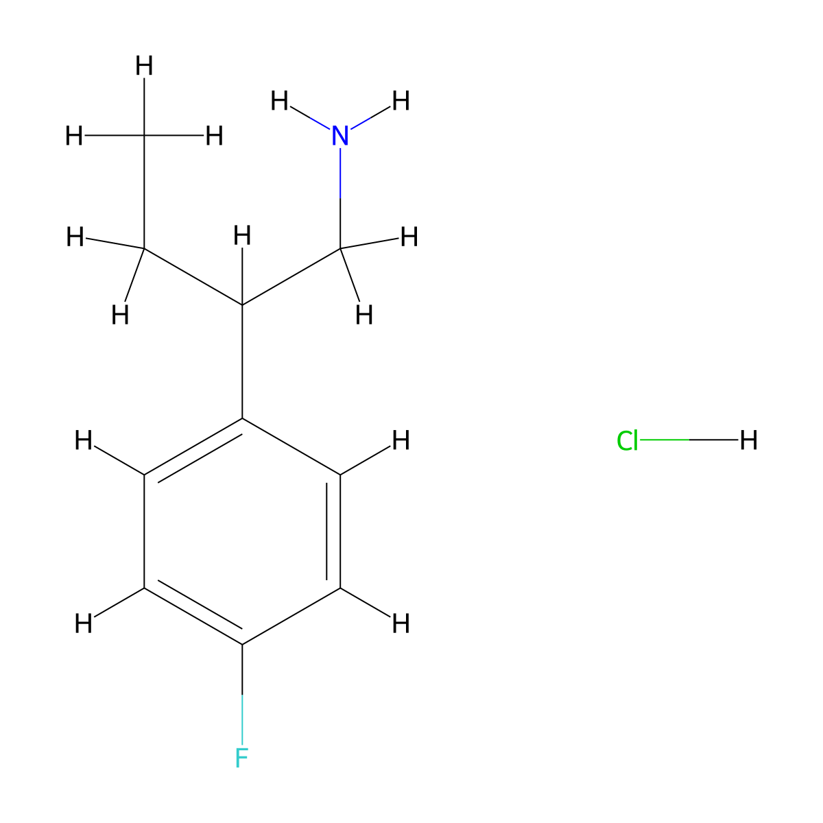 2-(4-Fluorophenyl)butan-1-amine hydrochloride molecular structure, CAS 1987340-50-0