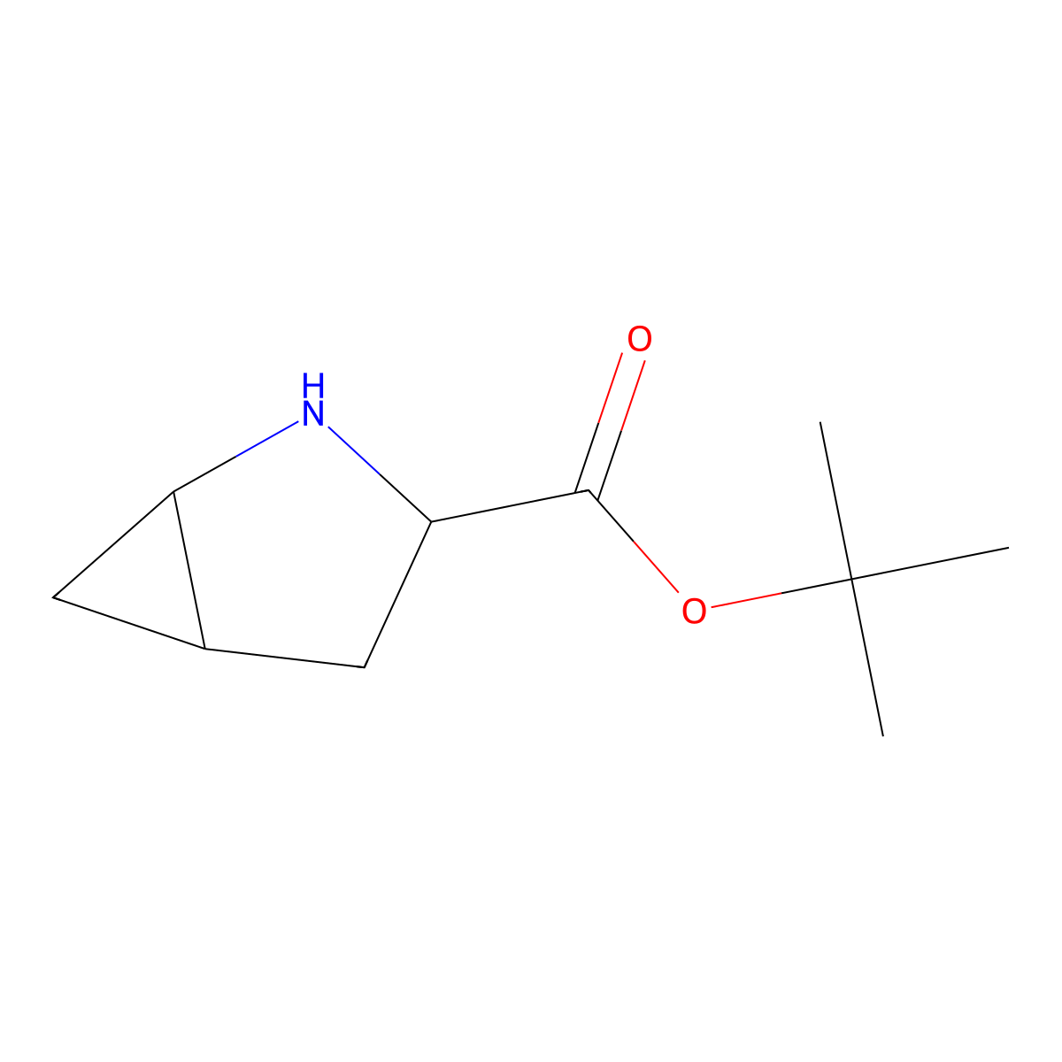 tert-butyl (1R,3S,5R)-2-azabicyclo[3.1.0]hexane-3-carboxylate molecular structure, CAS 1987428-19-2