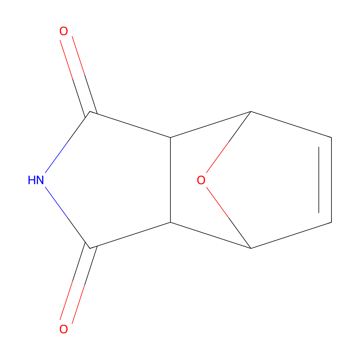 (3aR,4R,7S,7aS)-3a,4,7,7a-tetrahydro-4,7-epoxyisoindole-1,3-dione molecular structure, CAS 19878-26-3