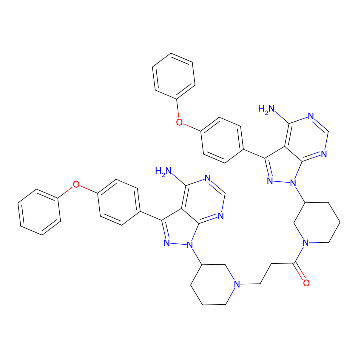 Ibrutinib impurity 6 molecular structure, CAS 1987905-93-0