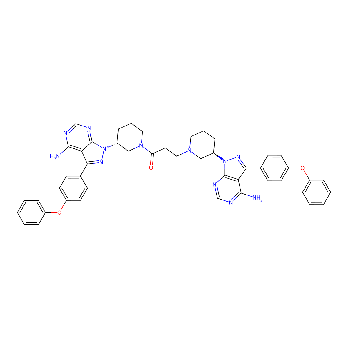 Ibrutinib impurity 6 molecular structure, CAS 1987905-93-0