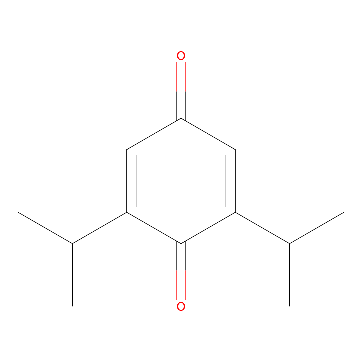 2,6-Diisopropylbenzoquinone molecular structure, CAS 1988-11-0