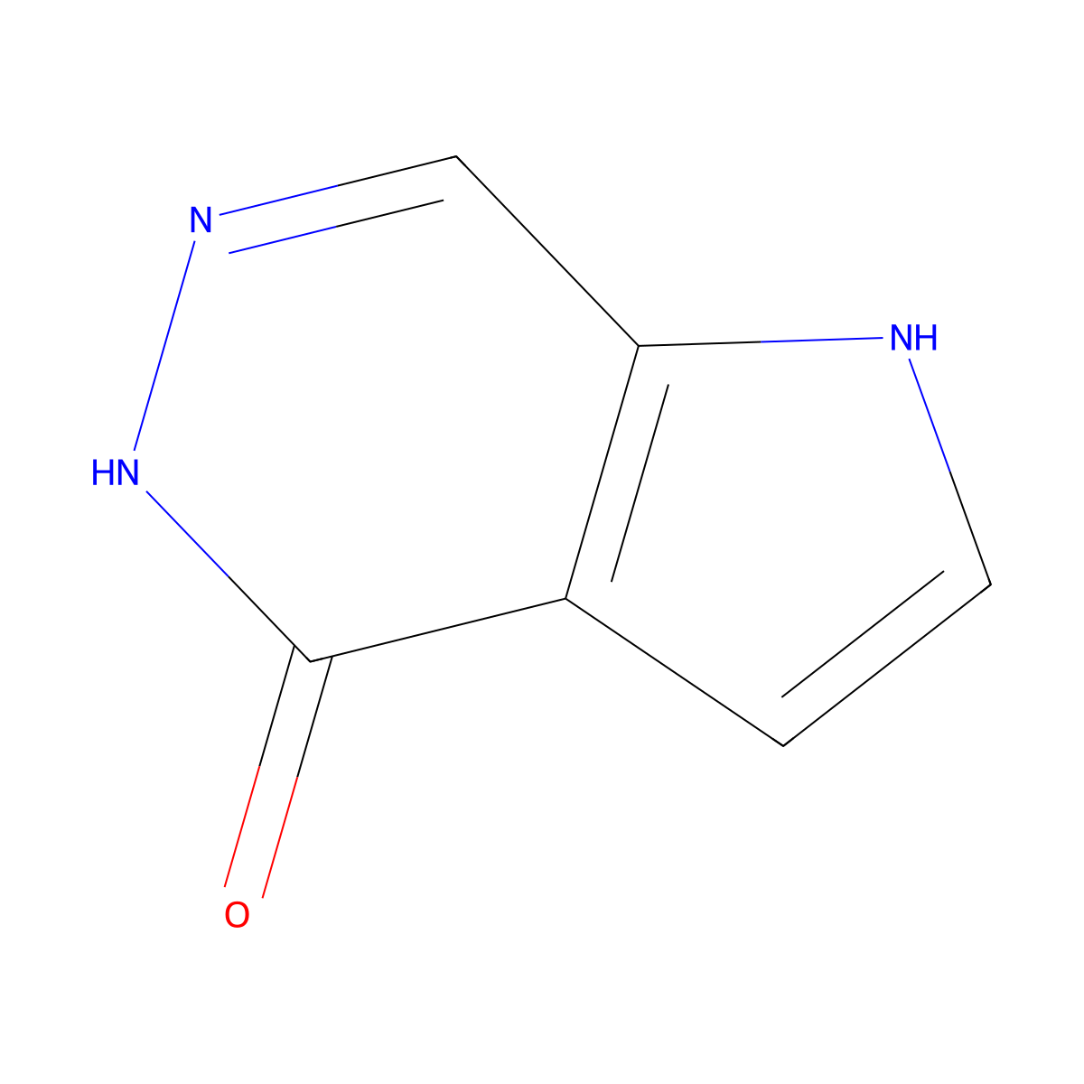 1,5-Dihydropyrrolo[2,3-D]pyridazin-4-one molecular structure, CAS 19880-37-6