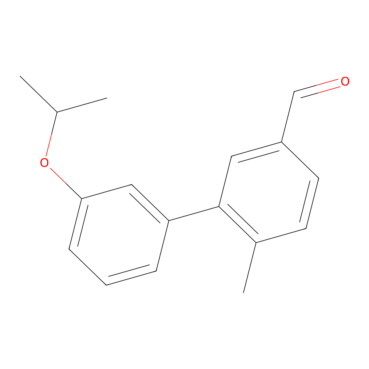 6-Methyl-3'-(1-methylethoxy)[1,1'-biphenyl]-3-carboxaldehyde molecular structure, CAS 1988182-19-9
