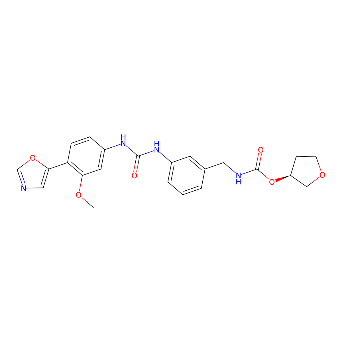Merimepodib molecular structure, CAS 198821-22-6