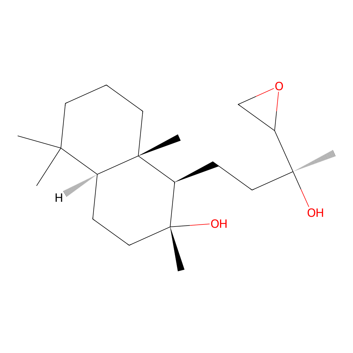 14,15-Epoxysclareol molecular structure, CAS 19884-93-6