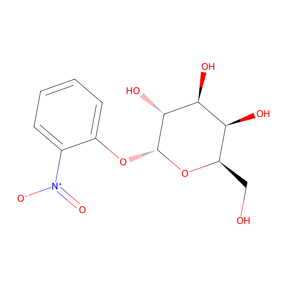 2-Nitrophenyl a-D-galactopyranoside molecular structure, CAS 19887-85-5