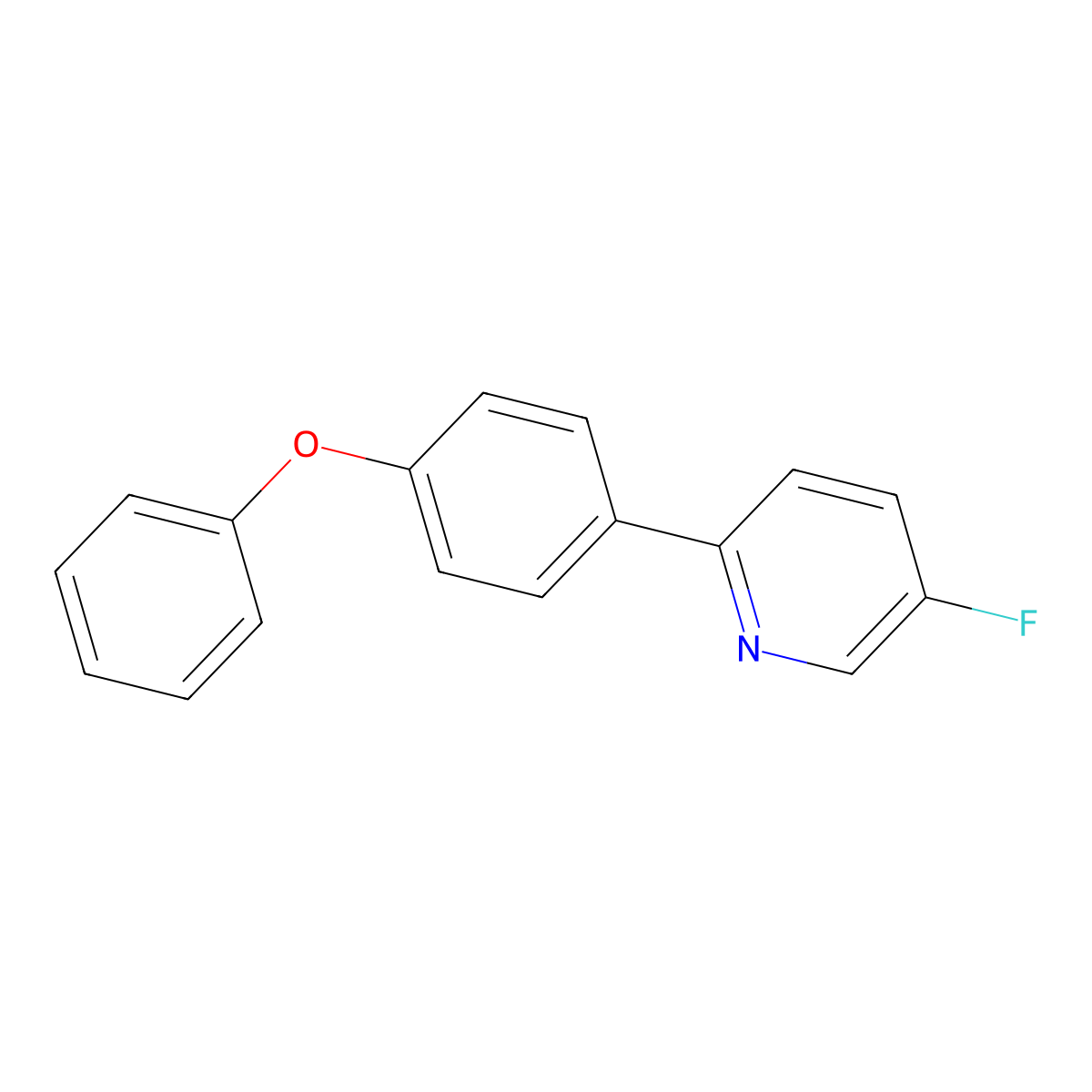5-Fluoro-2-(4-phenoxyphenyl)pyridine molecular structure, CAS 1988789-77-0