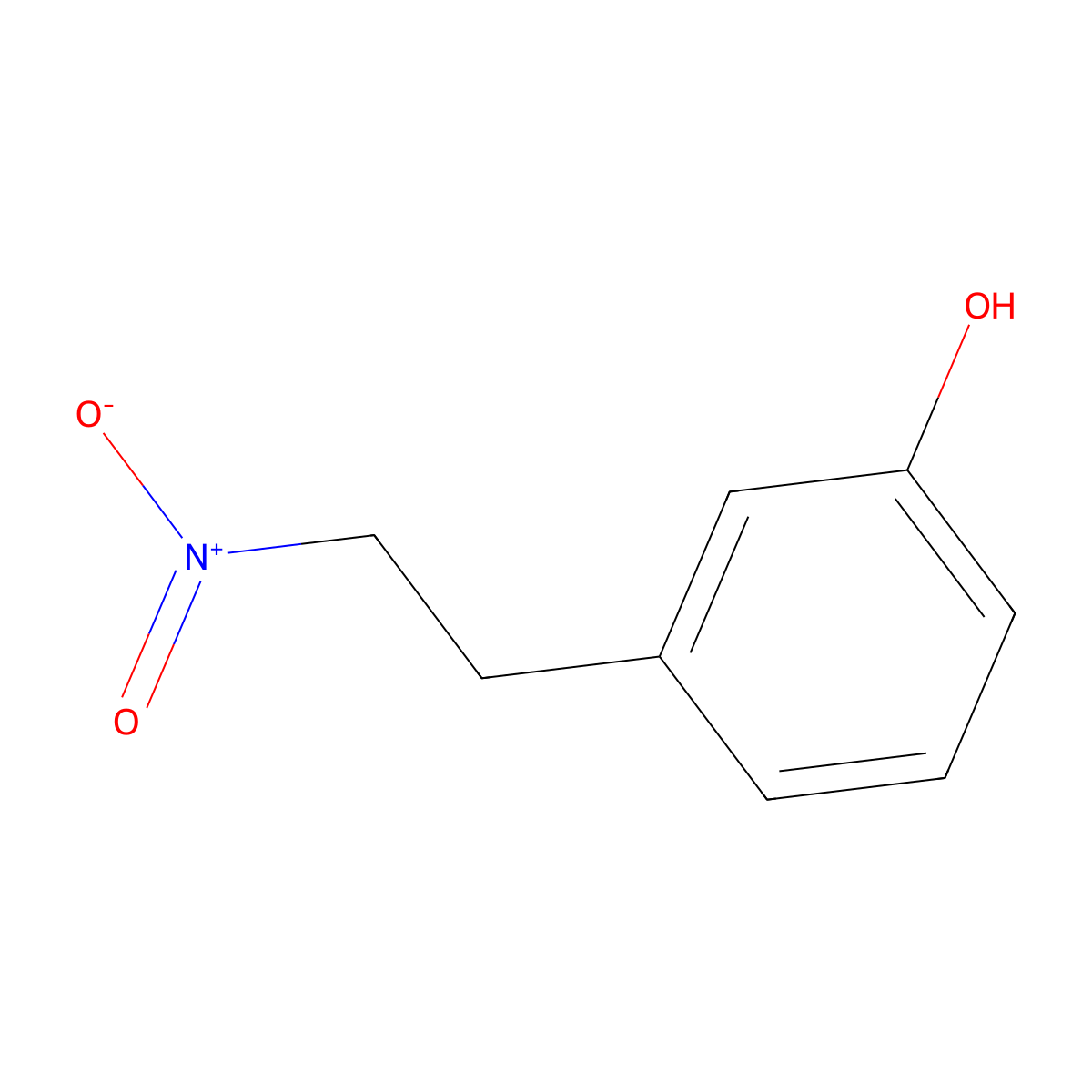 3-(2-Nitroethyl)phenol molecular structure, CAS 198884-10-5