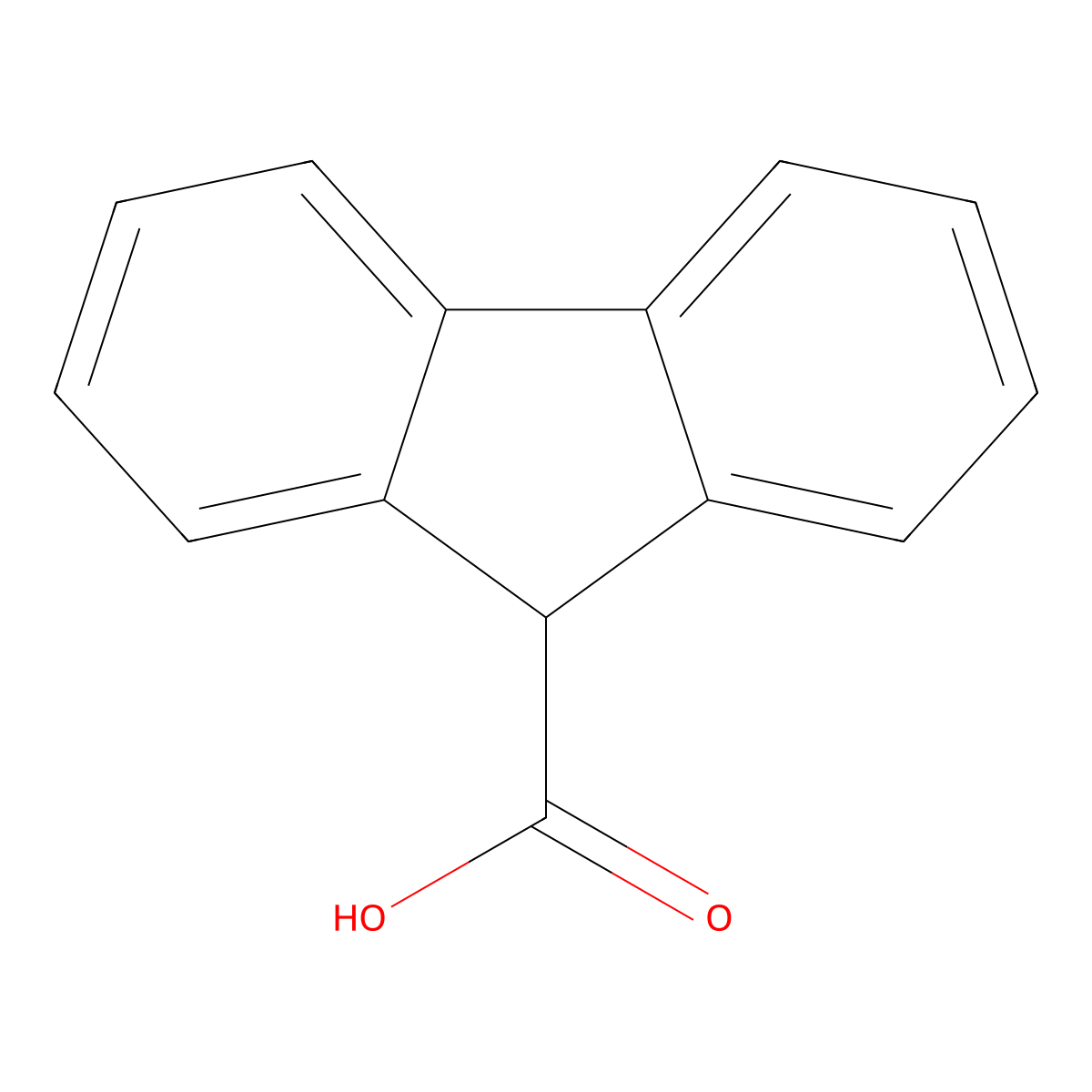 9-Carboxyfluorene molecular structure, CAS 1989-33-9