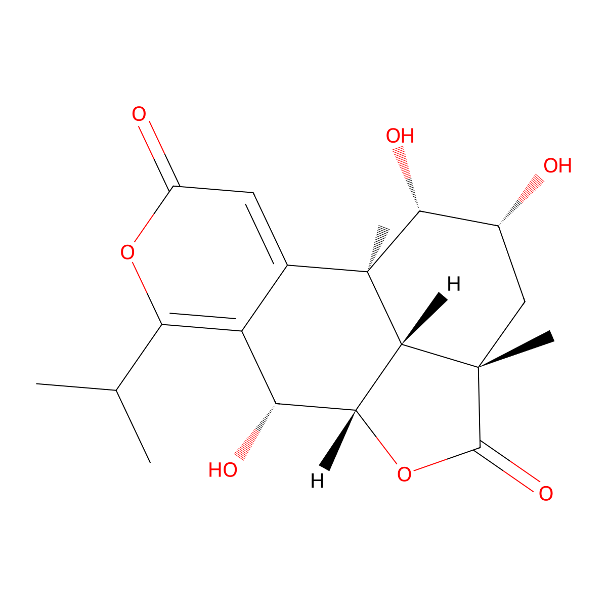 Nagilactone B molecular structure, CAS 19891-51-1