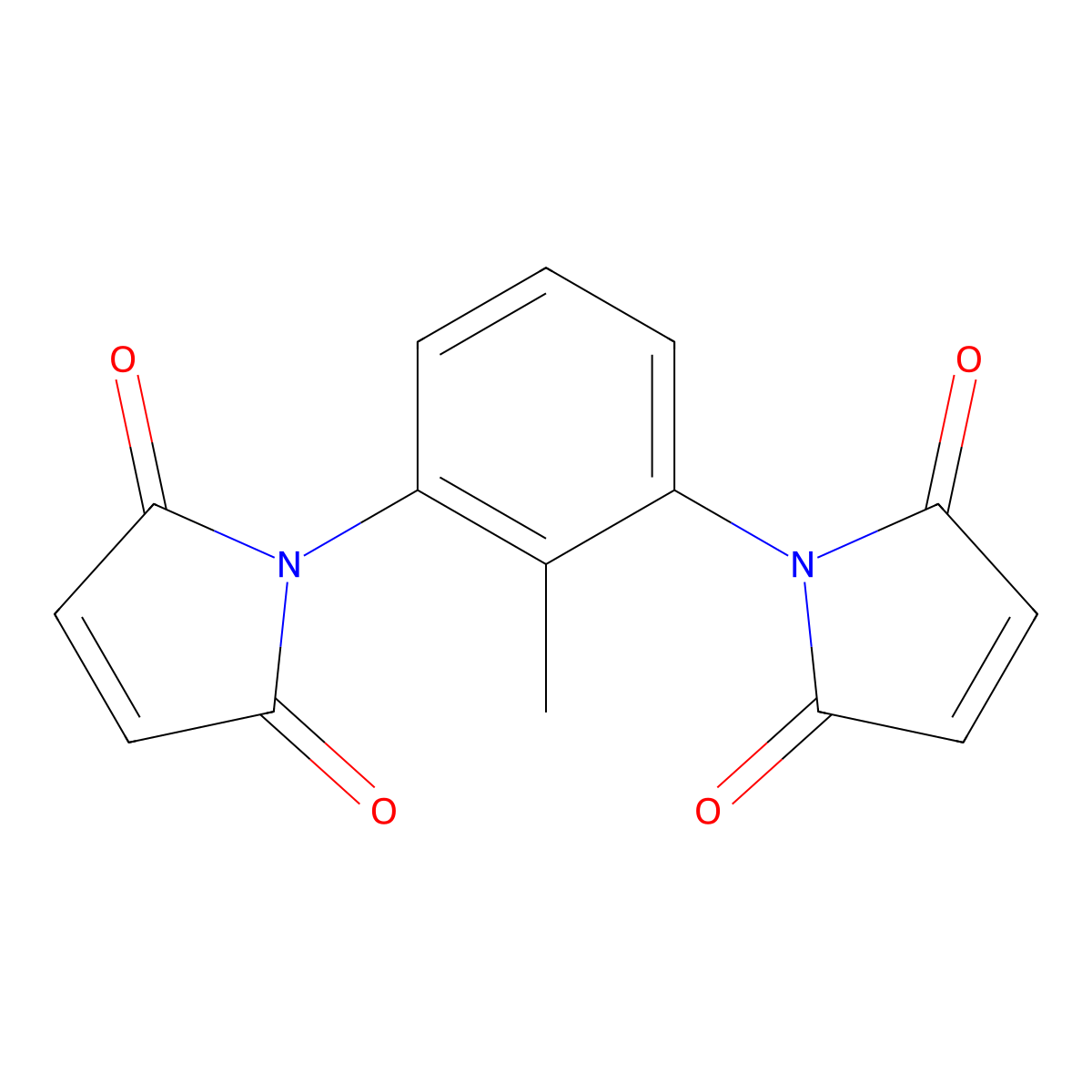 1,1'-(2-Methyl-1,3-phenylene)bis-1H-pyrrole-2,5-dione molecular structure, CAS 19896-17-4