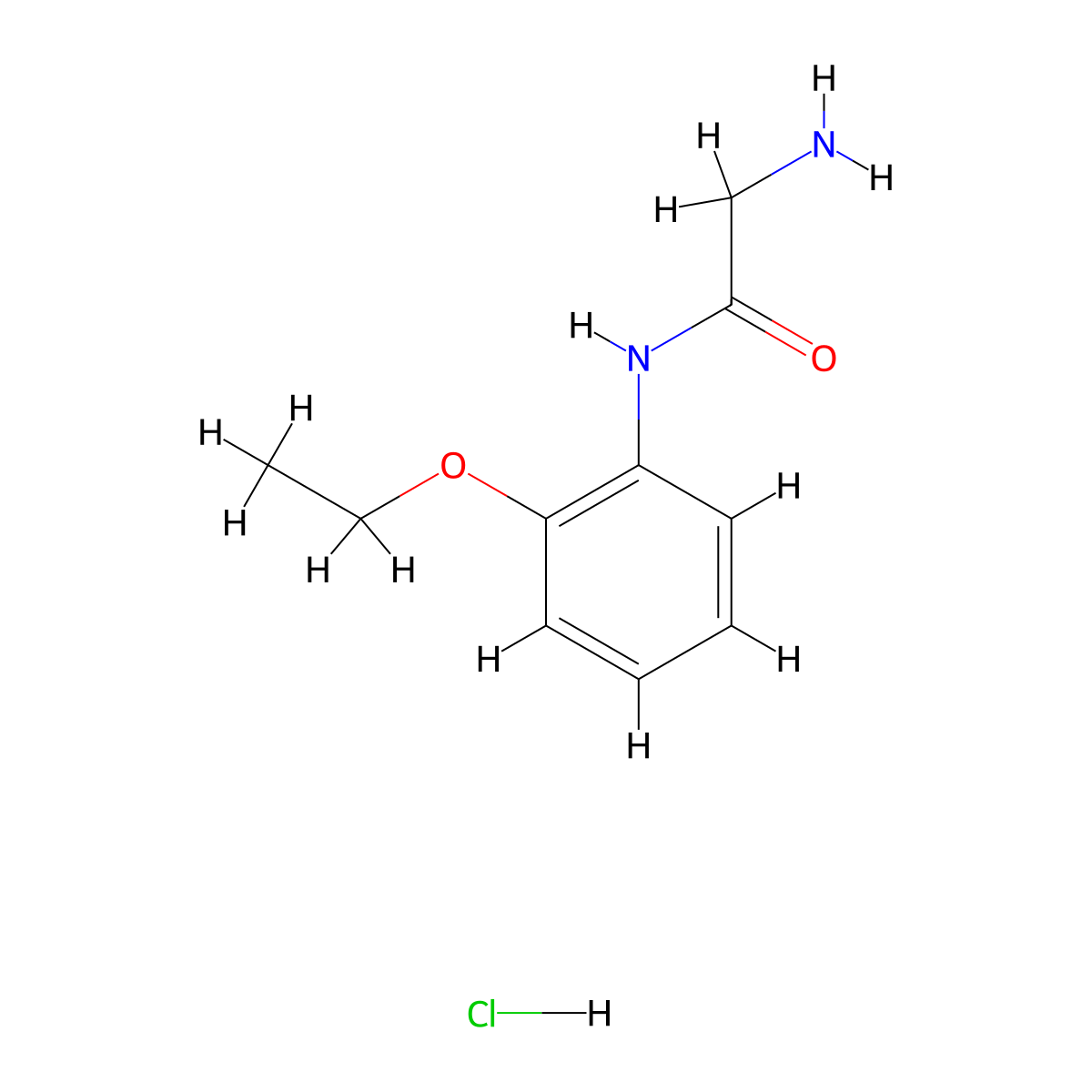 N1-(2-Ethoxyphenyl)glycinamide hydrochloride molecular structure, CAS 1989628-66-1