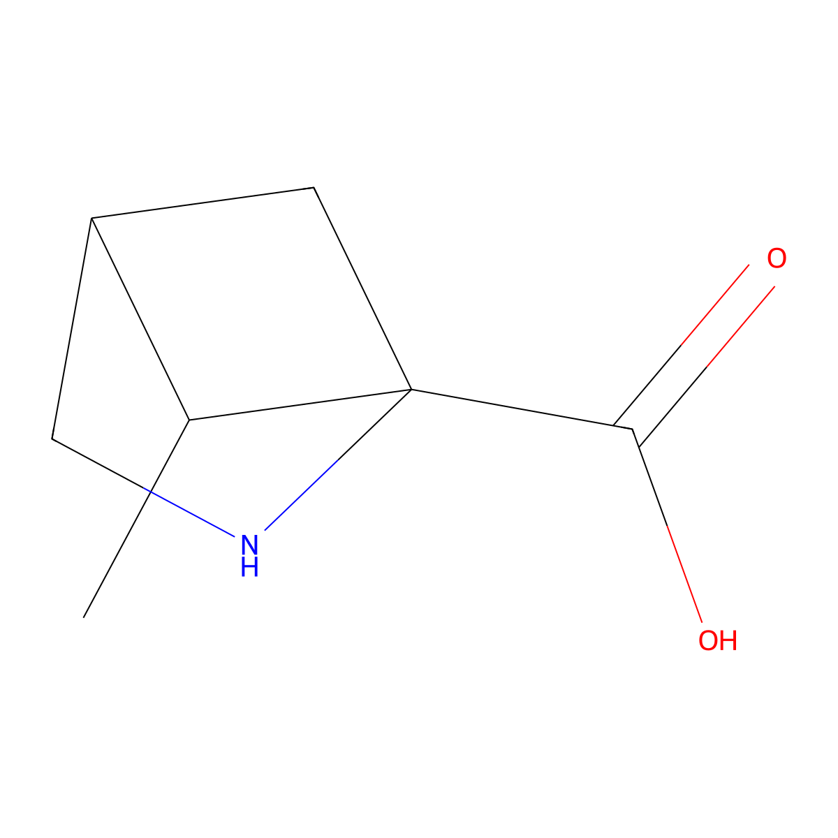 rac-(1R,4S,5S)-5-methyl-2-azabicyclo[2.1.1]hexane-1-carboxylic acid molecular structure, CAS 1989638-28-9