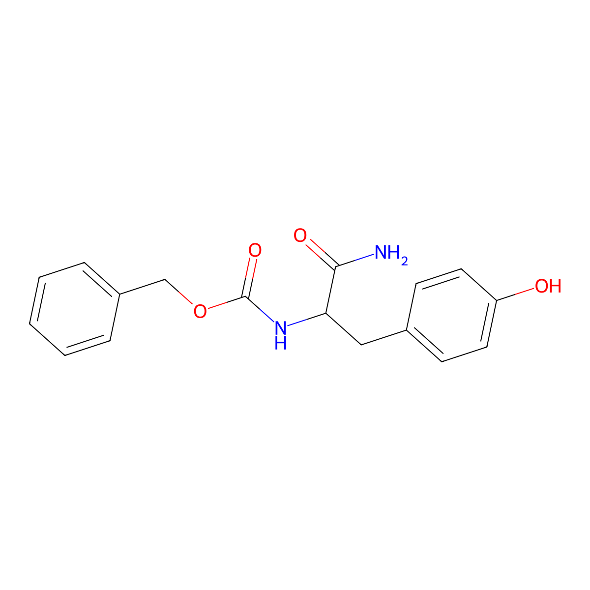 Z-Tyr-NH2 molecular structure, CAS 19898-39-6