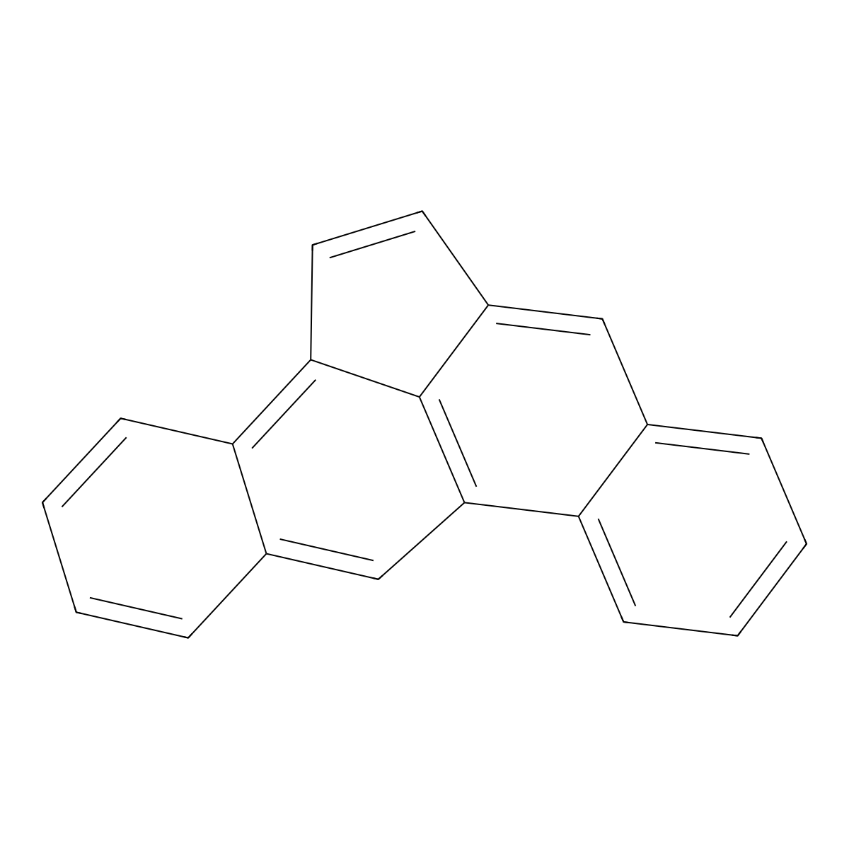 Benz(e)aceanthrylene molecular structure, CAS 199-54-2