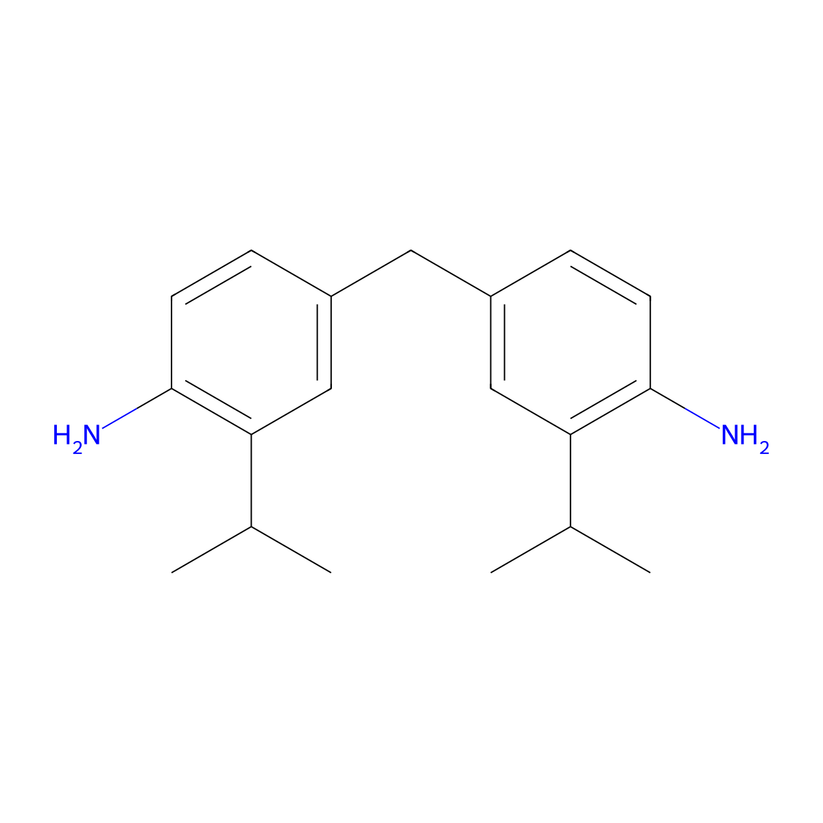 Aniline, 4,4'-methylenebis(o-isopropyl- molecular structure, CAS 19900-66-4