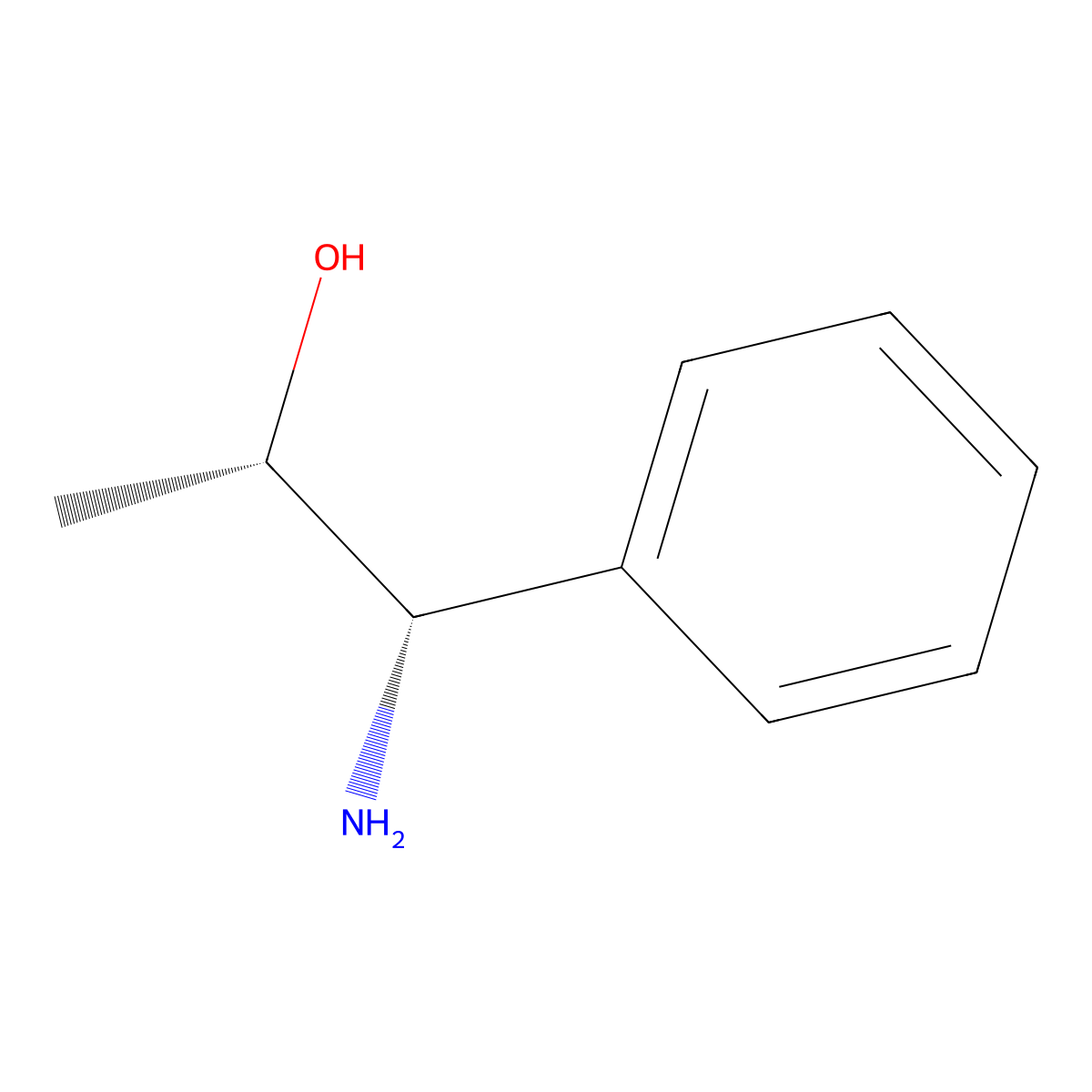 Benzeneethanol, beta-amino-alpha-methyl-, (R*,R*)- molecular structure, CAS 19901-87-2