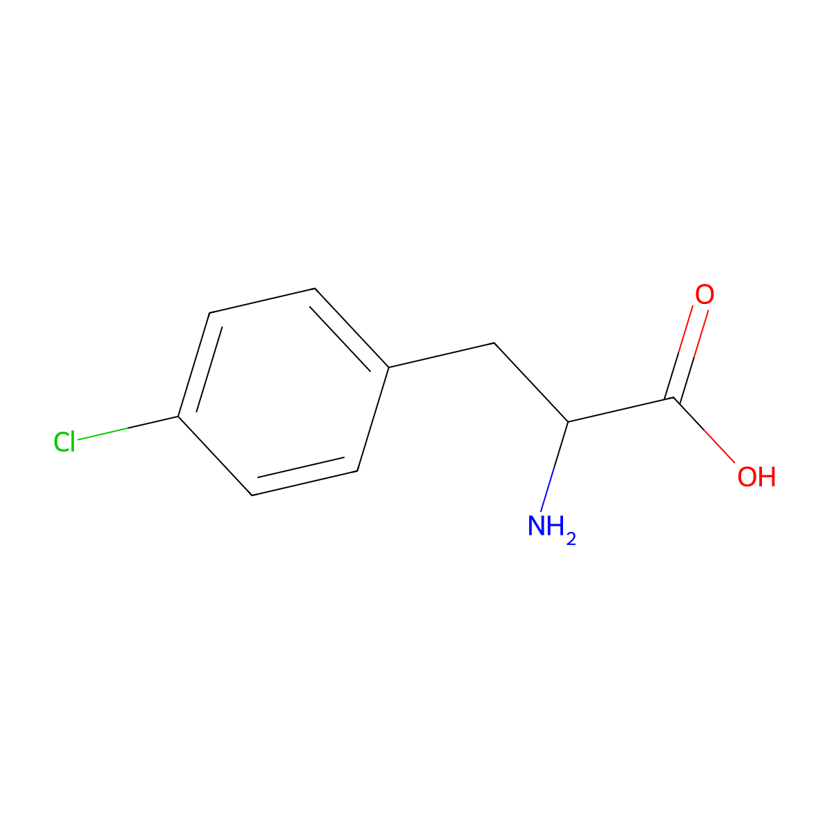 Fenclonine molecular structure, CAS 1991-78-2