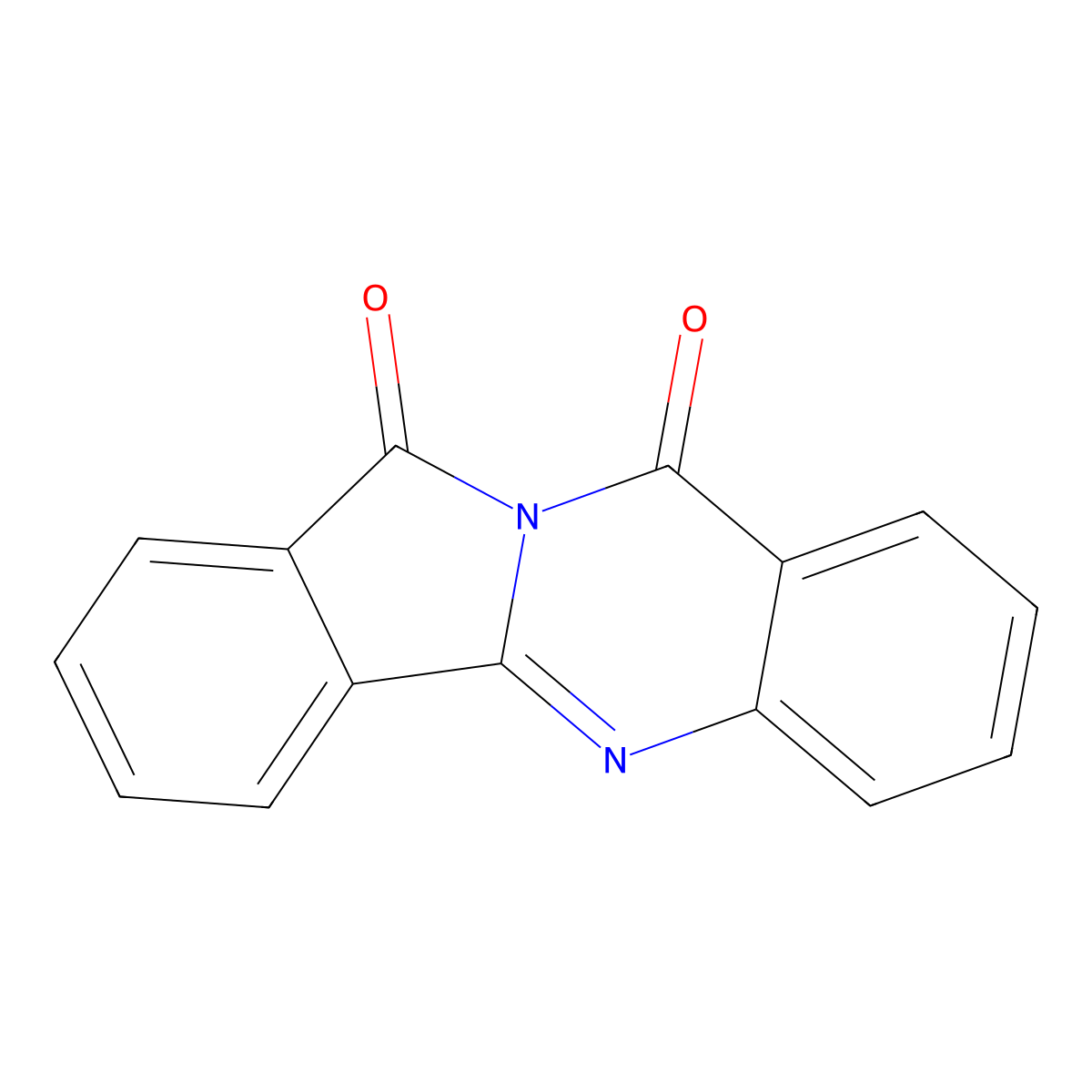 Isoindolo[1,2-b]quinazoline-10,12-dione molecular structure, CAS 19910-55-5