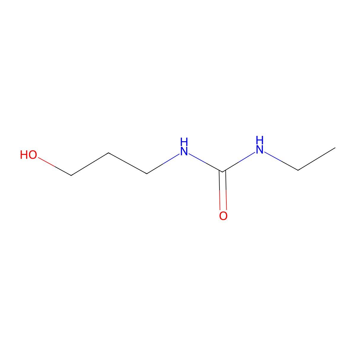 1-Ethyl-3-(3-hydroxypropyl)urea molecular structure, CAS 199106-80-4