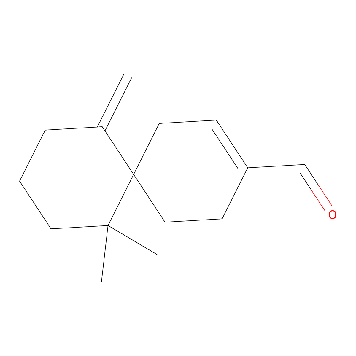 Chamigrenal molecular structure, CAS 19912-84-6