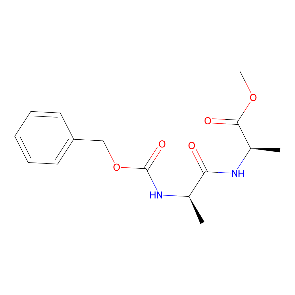 Z-D-Ala-D-Ala-OMe molecular structure, CAS 19914-26-2