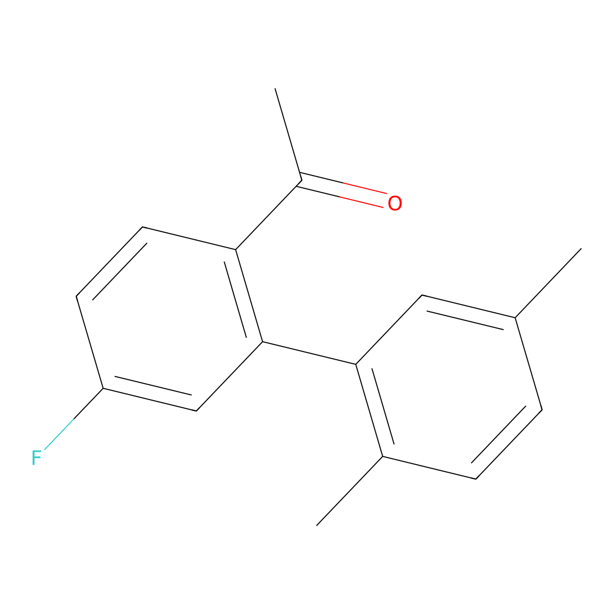 1-(5-Fluoro-2',5'-dimethyl-[1,1'-biphenyl]-2-yl)ethanone molecular structure, CAS 1991652-97-1