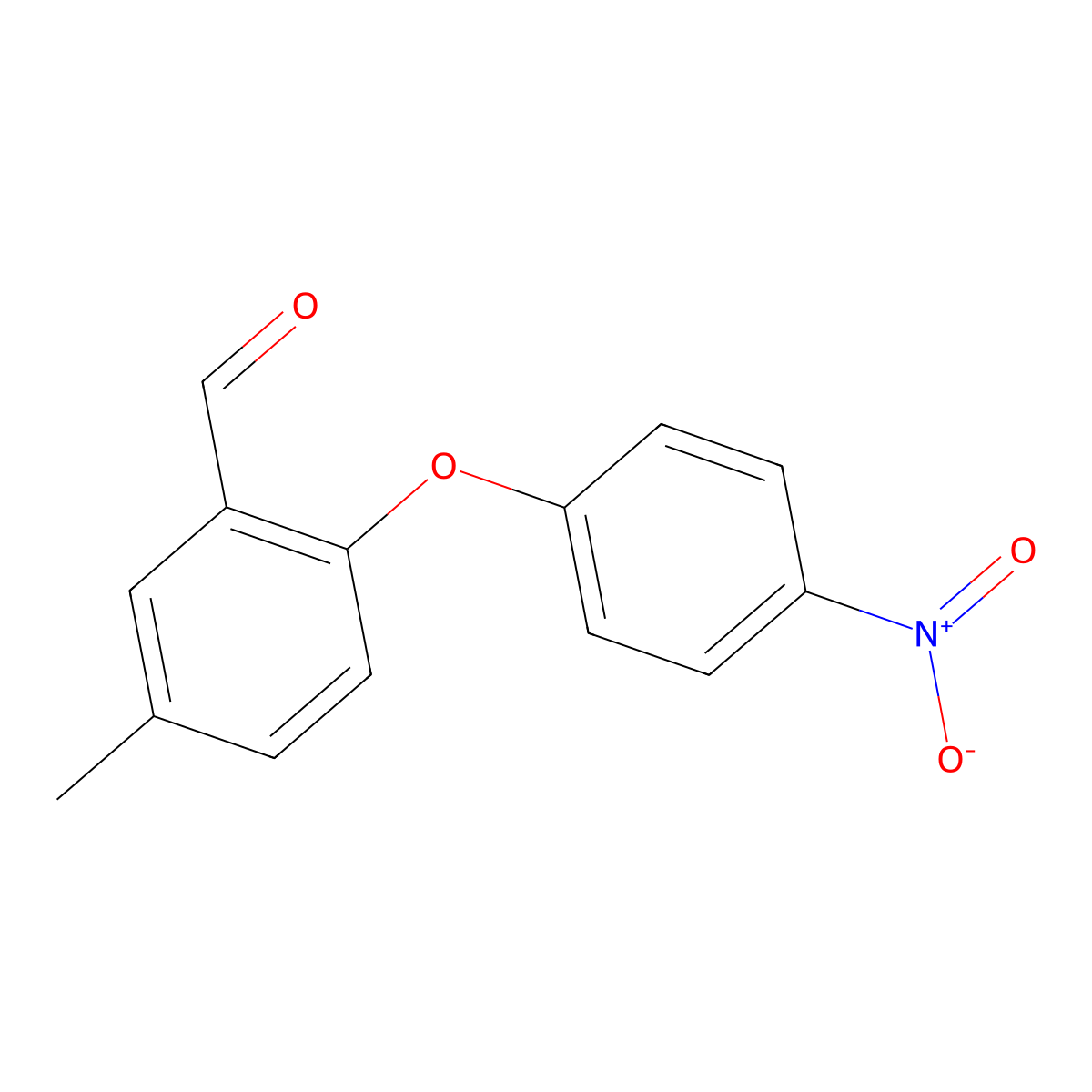 5-Methyl-2-(4-nitrophenoxy)benzaldehyde molecular structure, CAS 1991821-86-3