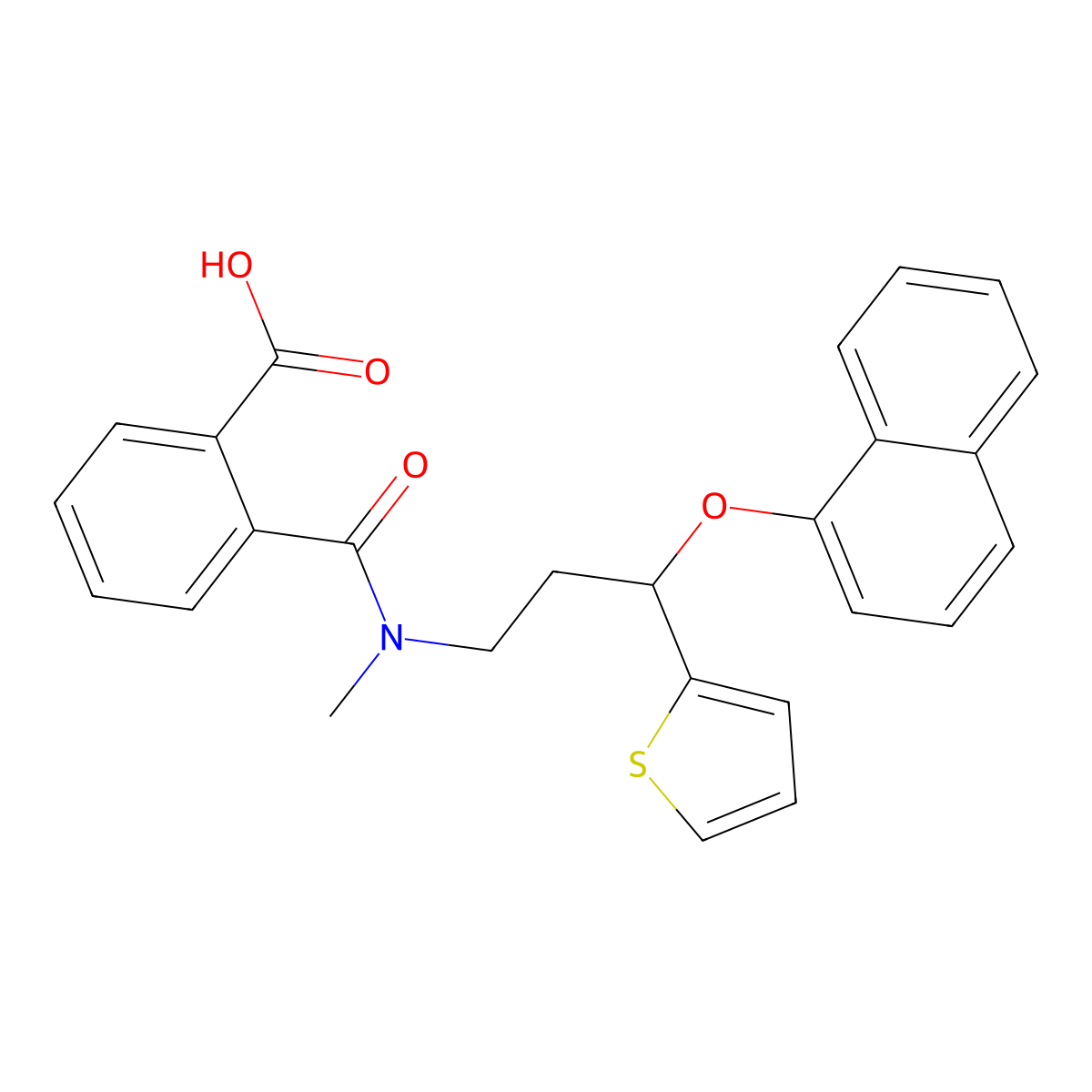 (S)-Duloxetine Phthalamide molecular structure, CAS 199191-67-8
