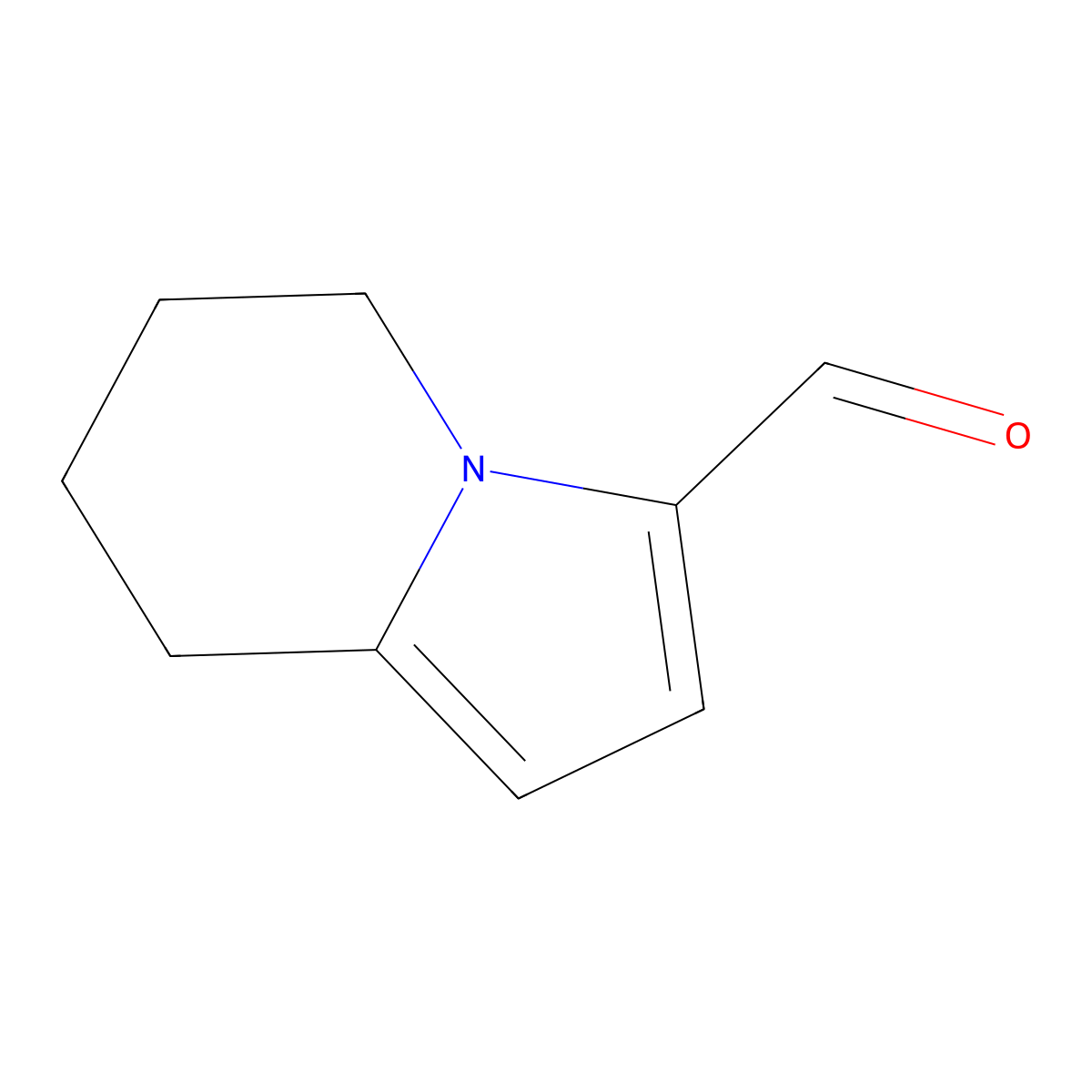5,6,7,8-Tetrahydroindolizine-3-carbaldehyde molecular structure, CAS 199192-18-2