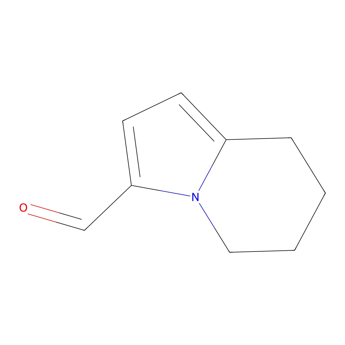 5,6,7,8-Tetrahydroindolizine-3-carbaldehyde molecular structure, CAS 199192-18-2