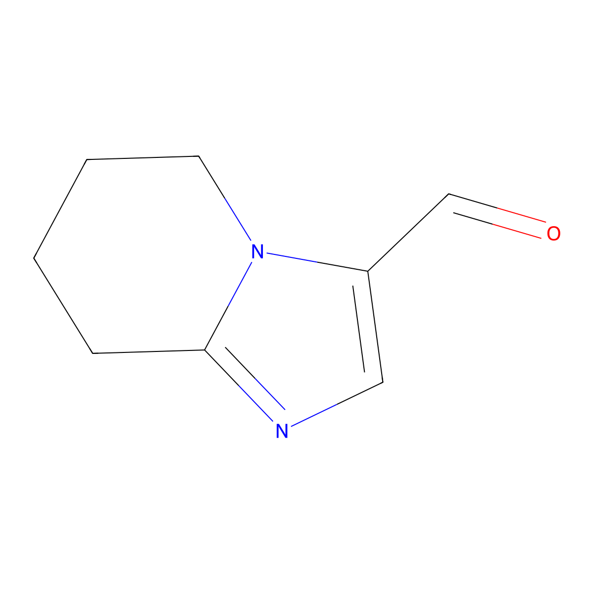 5,6,7,8-Tetrahydroimidazo[1,2-a]pyridine-3-carbaldehyde molecular structure, CAS 199192-27-3