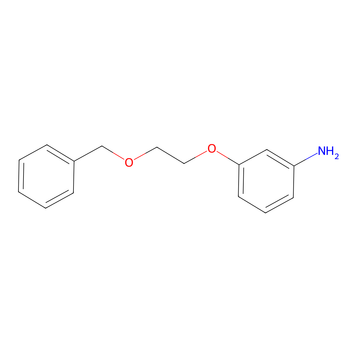 3-[2-(Benzyloxy)ethoxy]aniline molecular structure, CAS 19924-48-2