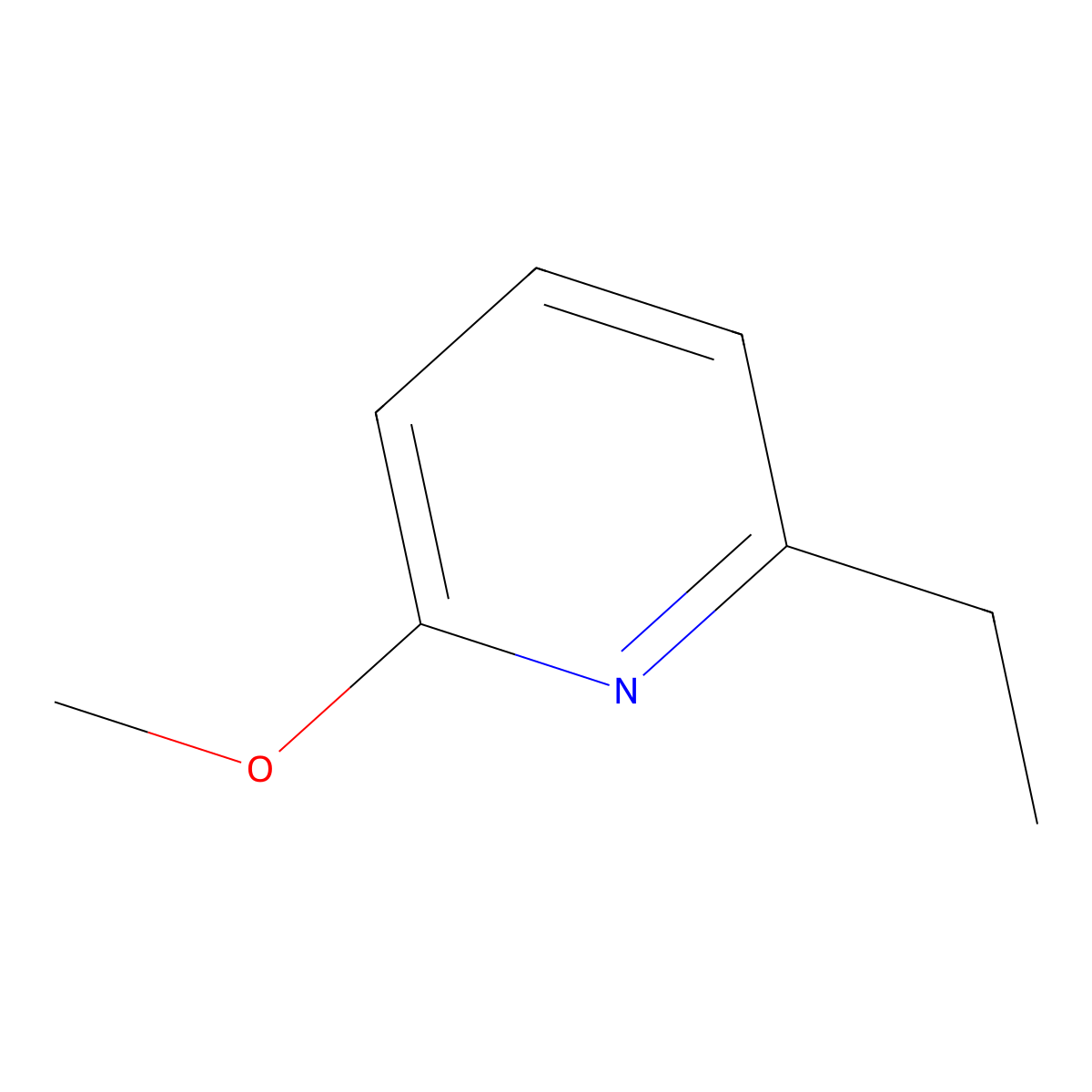 2-Ethyl-6-methoxypyridine molecular structure, CAS 199273-56-8